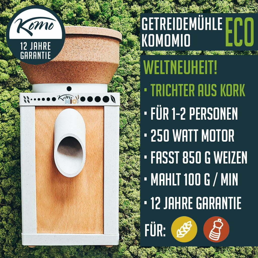 Bild von Getreidemühle KomoMio ECO jetzt zum Einführungspreis