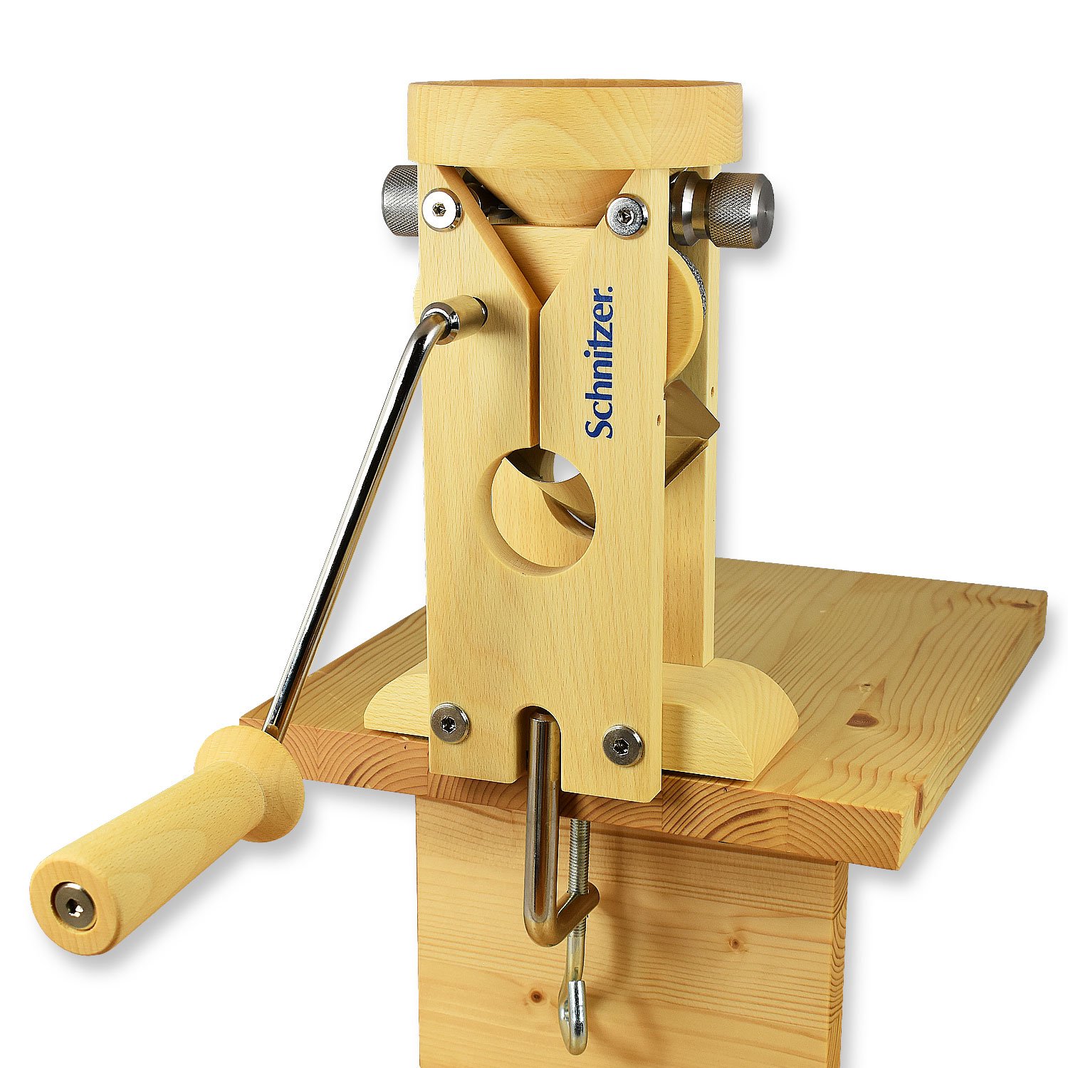 Bild von Flockenquetsche, Flocker Campo mit Steinwalzen und Tischklemme 