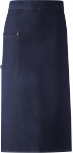 Bild von Bistro Schürze Blue Denim mit Tasche