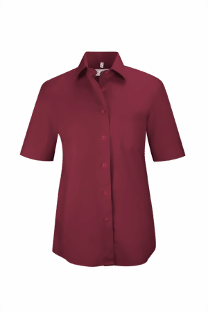 Bild von Damen-Bluse Bordeaux Halbarm