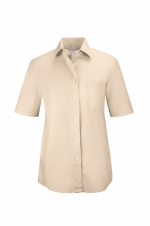 Bild von Damen-Bluse kurzarm sand