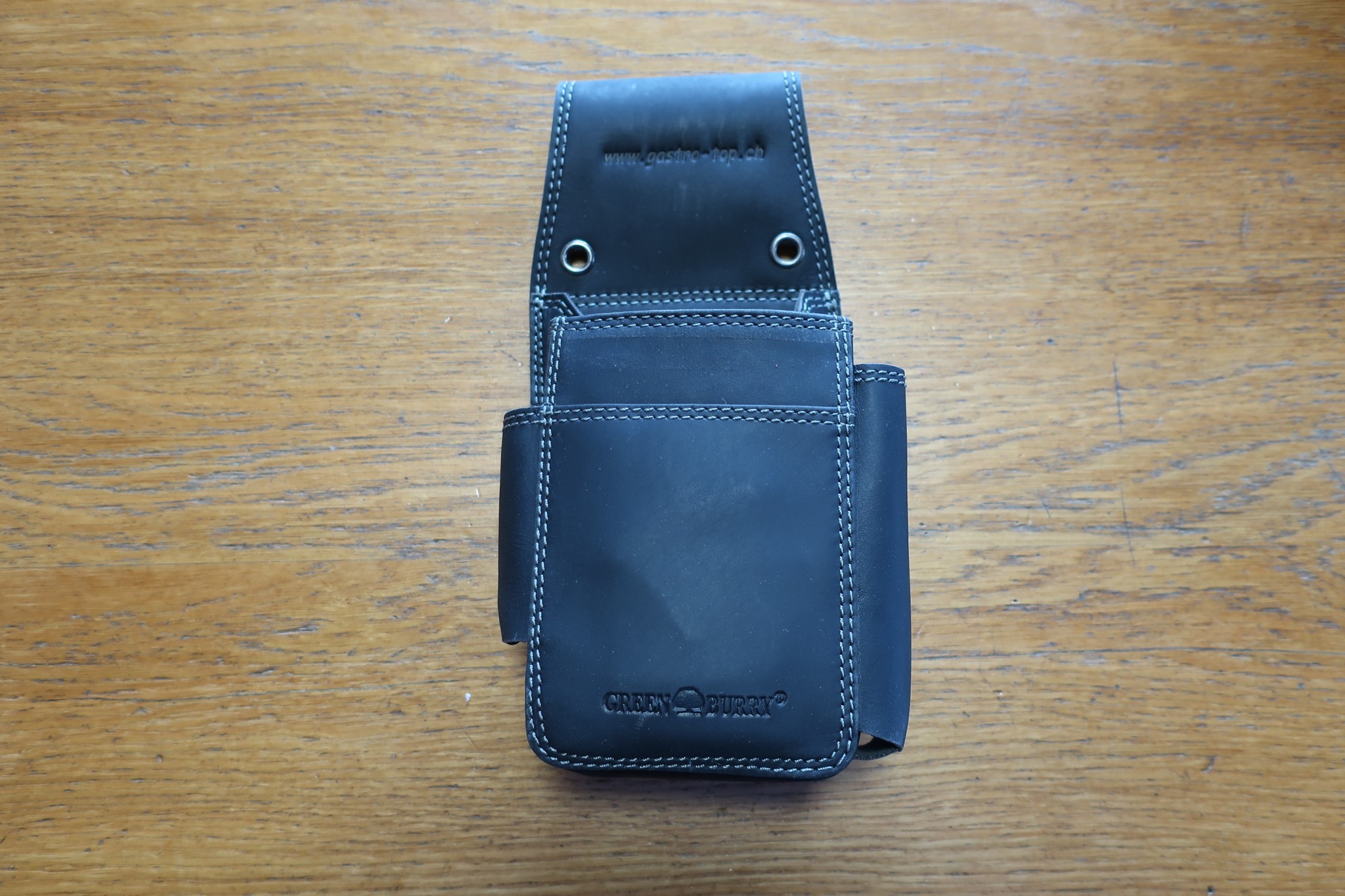 Bild von Kellnertasche-Holster schwarz Neu sehr stark unser Favorit Vintage Leder